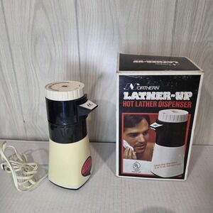 Vtg Northern Lather Dispener Hot Lather Machine Shaving Cream Dispenser